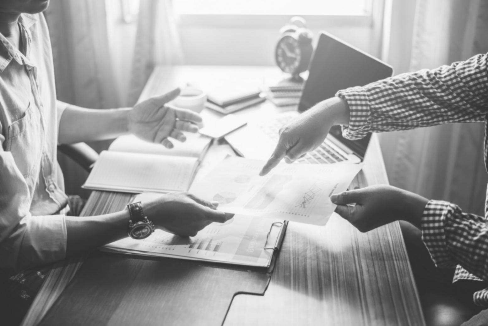 Analyse de données financières sur écran